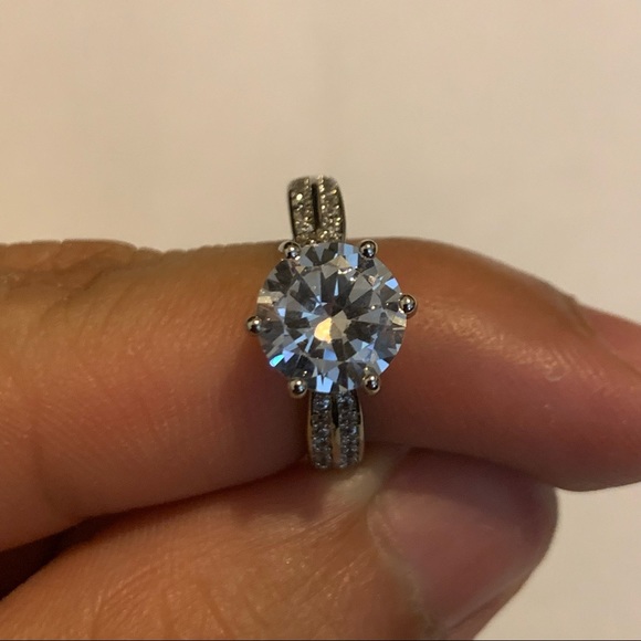 SOLD❗️3ct 925 Diamond Band Ring Size 7 - Picture 12 of 14
